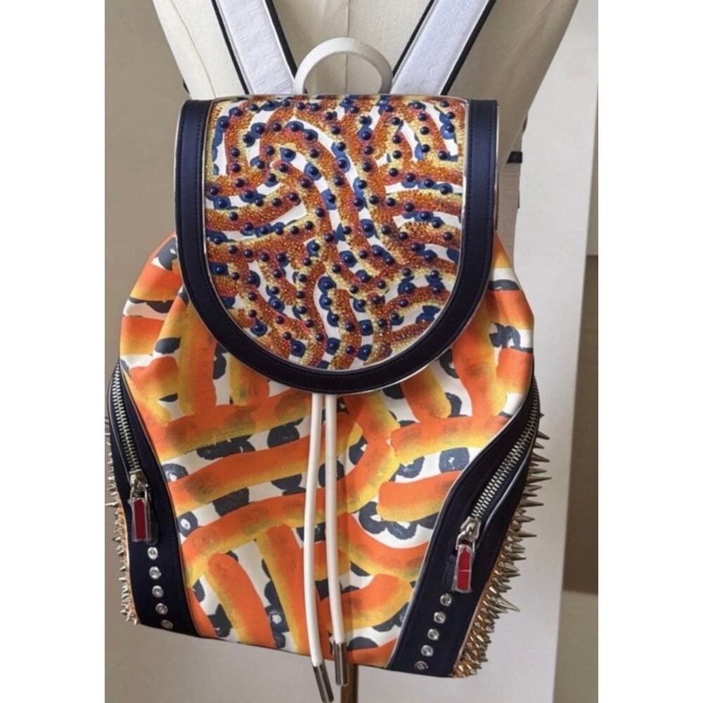 Unisex Christian Louboutin x Otis Hope Carey Limited edition funky backpack